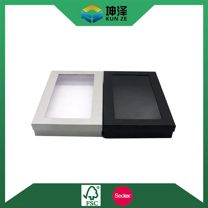 Cardboard Box With Clear Window
