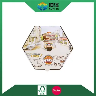 กล่องพิซซ่าหกเหลี่ยม